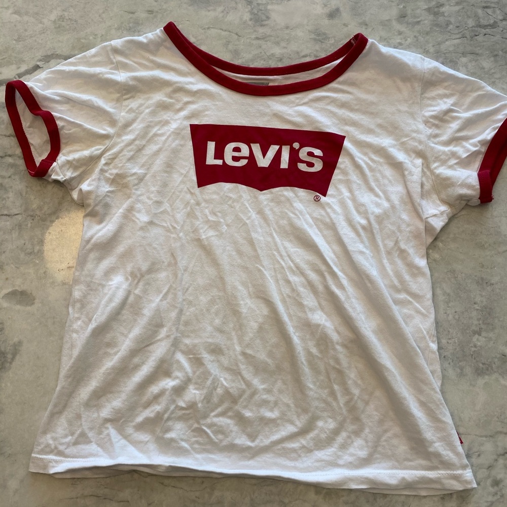 Levi’s Short Sleeve Logo Tee Girls Size XL